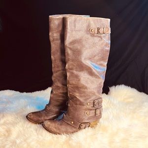 Mia “Eelia” Tumbled Leather Riding Boot